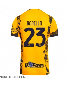 Billige Fotballdrakt Inter Milan Nicolo Barella #23 Replika Tredjedrakt 2024-25 Kortermet